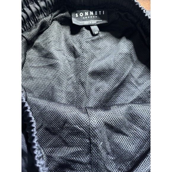 Sonneti London Black Swim Trunks Shorts Men's Size M Drawstring - Picture 7 of 8